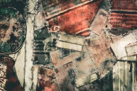 Rusty Metal steel for texture surface background Stock Photos