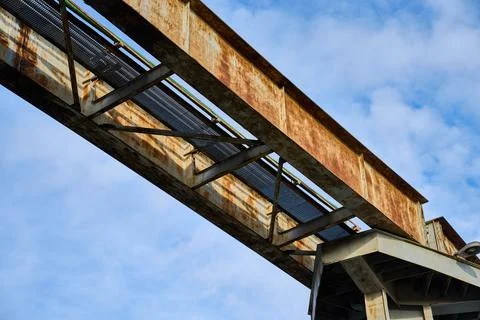 Rusty metal structure Foto stock