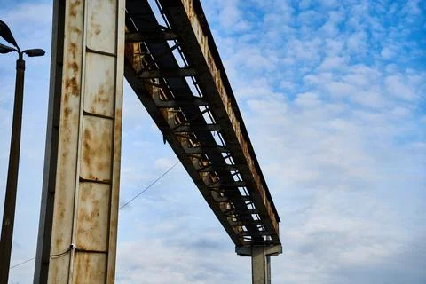 Rusty metal structure Stock Photos