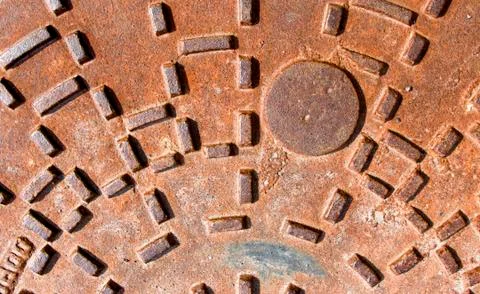 Rusty metal surface Foto stock