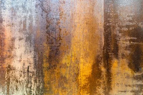 Rusty Metal Surface Texture Background. Abstract Grunge Rough Wallpaper Design Stock Photos