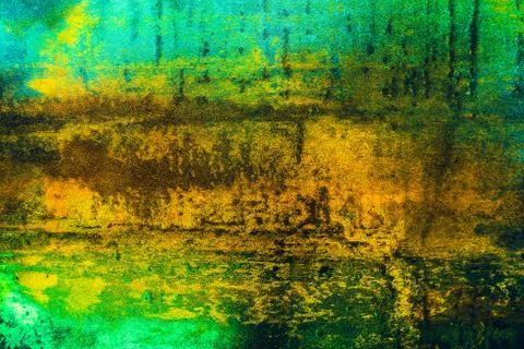 Rusty Metal Surface Texture. Cracked Abstract Art Background. Decorative Design Stock Photos