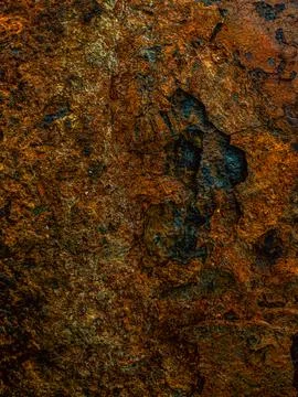 Rusty Metal Surface Texture with Cracked Corrosion Pattern Background Stock Photos