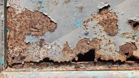 Rusty metal surface texture Stock Photos