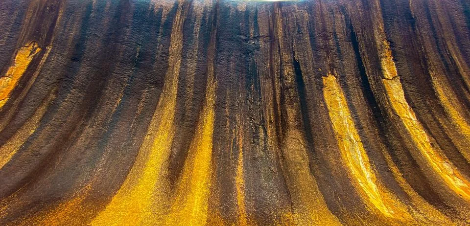 Rusty Metal Surface with Vertical Patterns Stock Photos