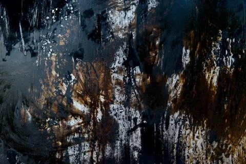 Rusty metal with tar Фото