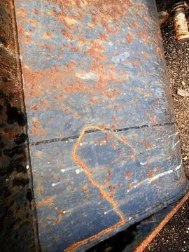 Rusty Metal Texture Background – Aged and Weathered Surface for Design Use Stock Photos