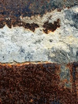 Rusty Metal Texture Background – Aged and Weathered Surface for Design Use Stock Photos