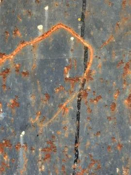 Rusty Metal Texture Background – Aged and Weathered Surface for Design Use Stock Photos