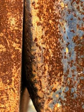 Rusty Metal Texture Background – Aged and Weathered Surface for Design Use Stock Photos