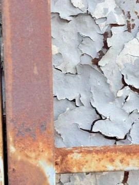 Rusty Metal Texture Background – Aged and Weathered Surface for Design Use* Foto stock