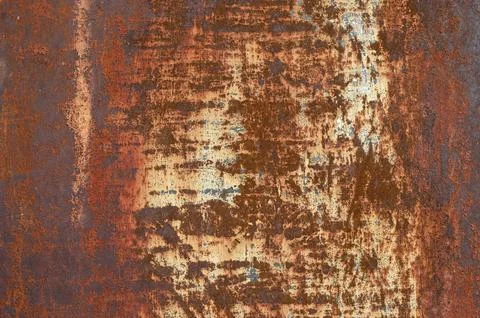 Rusty metal texture or background with heavy corrosion Foto stock