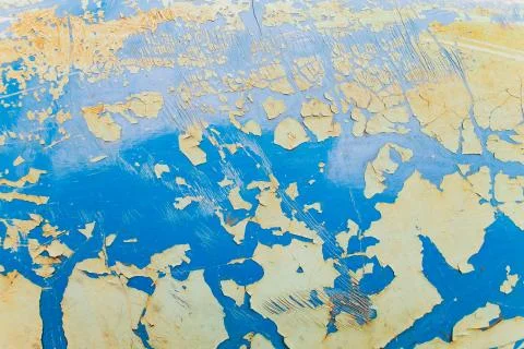 Rusty metal texture pattern plate blue brown iron seamless background seamless Stock Photos