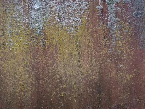 Rusty metal texture. Rusty painted metal surface texture. Stock Photos