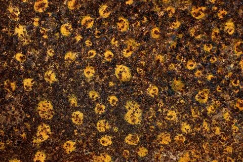 Rusty metal texture. Stains of rust. Stock Photos