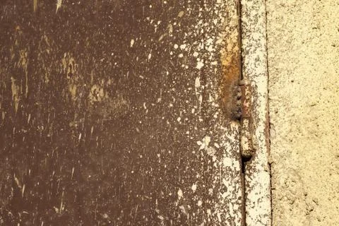 Rusty metal wall background Stock-Fotos