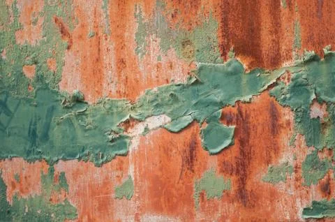 Rusty metallic door texture Stock Photos