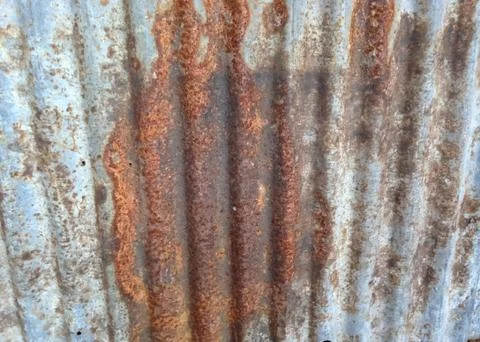 Rusty metallic frame background Stock Photos