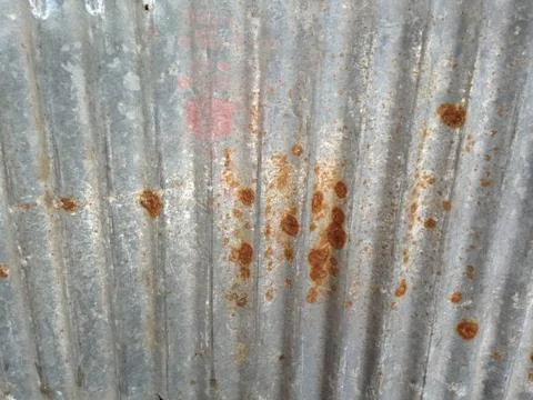 Rusty metallic frame background Stock Photos