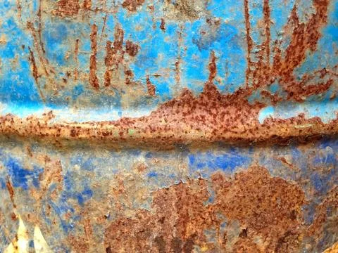 Rusty metallic frame background Stock Photos