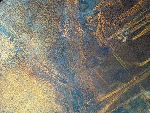 Rusty metallic frame background Stock Photos