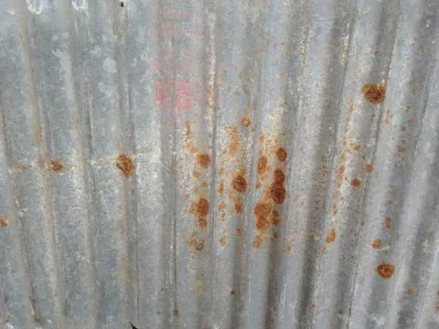 Rusty metallic frame background Stock Photos