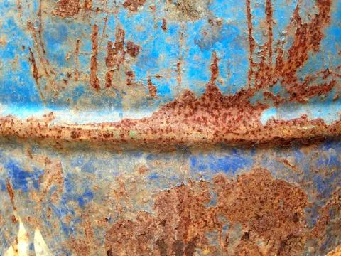 Rusty metallic frame background Stock Photos