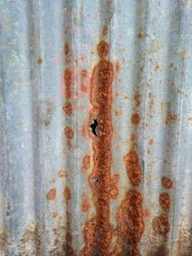 Rusty metallic frame background Stock Photos