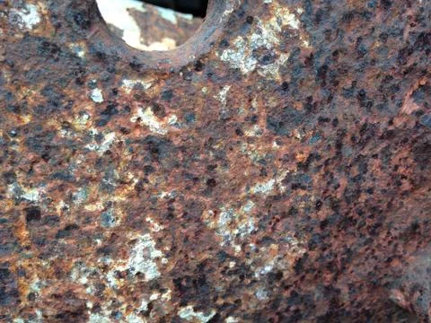 Rusty metallic frame background Stock Photos