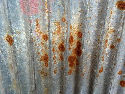 Rusty metallic frame background Stock Photos