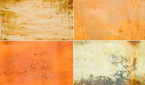 Rusty metallic surfaces Stock Photos