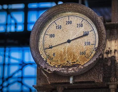 Rusty Meter Stock-Fotos