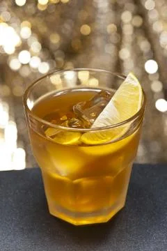 Rusty nail cocktail Stock Photos