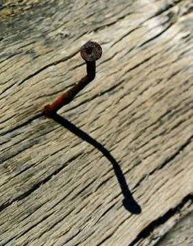 Rusty Nail Head Stock Photos