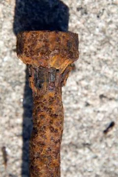 Rusty nail Stock Photos