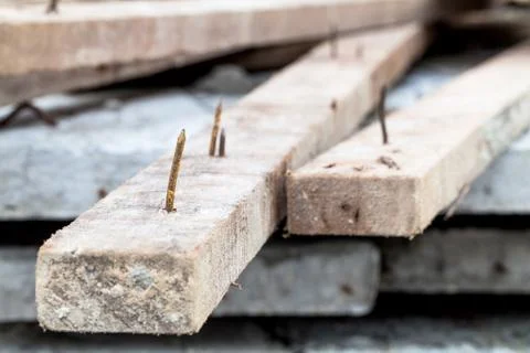 Rusty nail Stock Photos