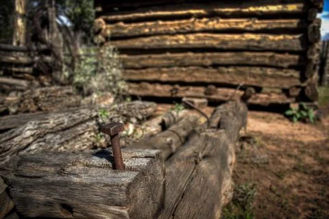 The rusty nail Stock Photos