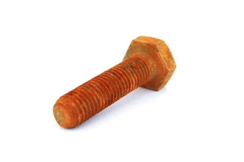 Rusty nut Stock Photos