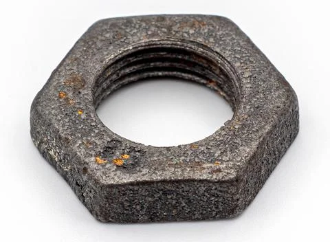 Rusty Nut Foto stock