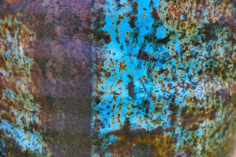 Rusty Oil Barrel. Foto stock
