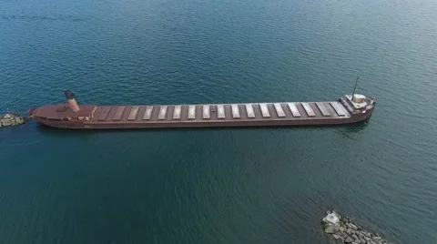 Rusty old abandoned ship 動画素材 68002117