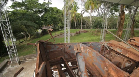 RUSTY OLD CARS # 5 (ESCOBAR) Stock Footage 29895448
