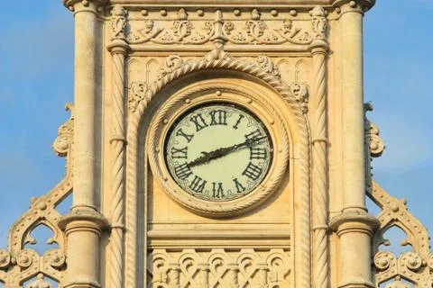 Rusty old clock Stock Photos
