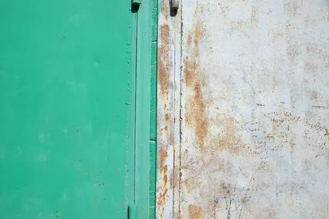 Rusty old, corroded iron texture. Iron shabby wall in full screen. Stock Photos