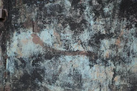 Rusty old, corroded iron texture. Iron shabby wall in full screen. Stock Photos