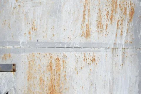 Rusty old, corroded iron texture. Iron shabby wall in full screen. Stock Photos