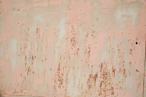 Rusty old, corroded iron texture. Iron shabby wall in full screen. Stock Photos