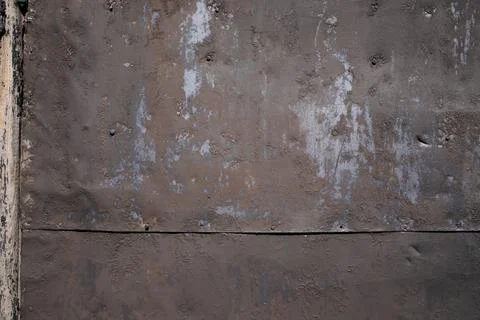 Rusty old, corroded iron texture. Iron shabby wall in full screen. Stock Photos