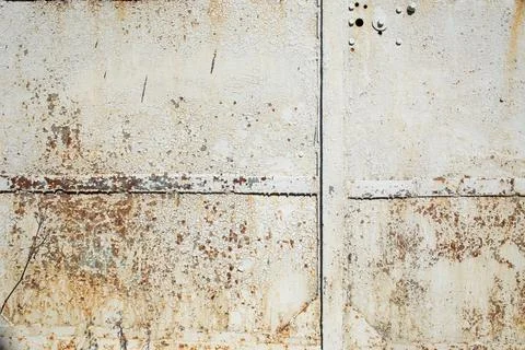 Rusty old, corroded iron texture. Iron shabby wall in full screen. Stock Photos