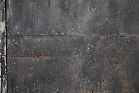 Rusty old, corroded iron texture. Iron shabby wall in full screen. Stock Photos